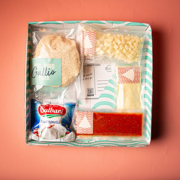 Make your Own pizza at home Kit Gallio Mediterranean