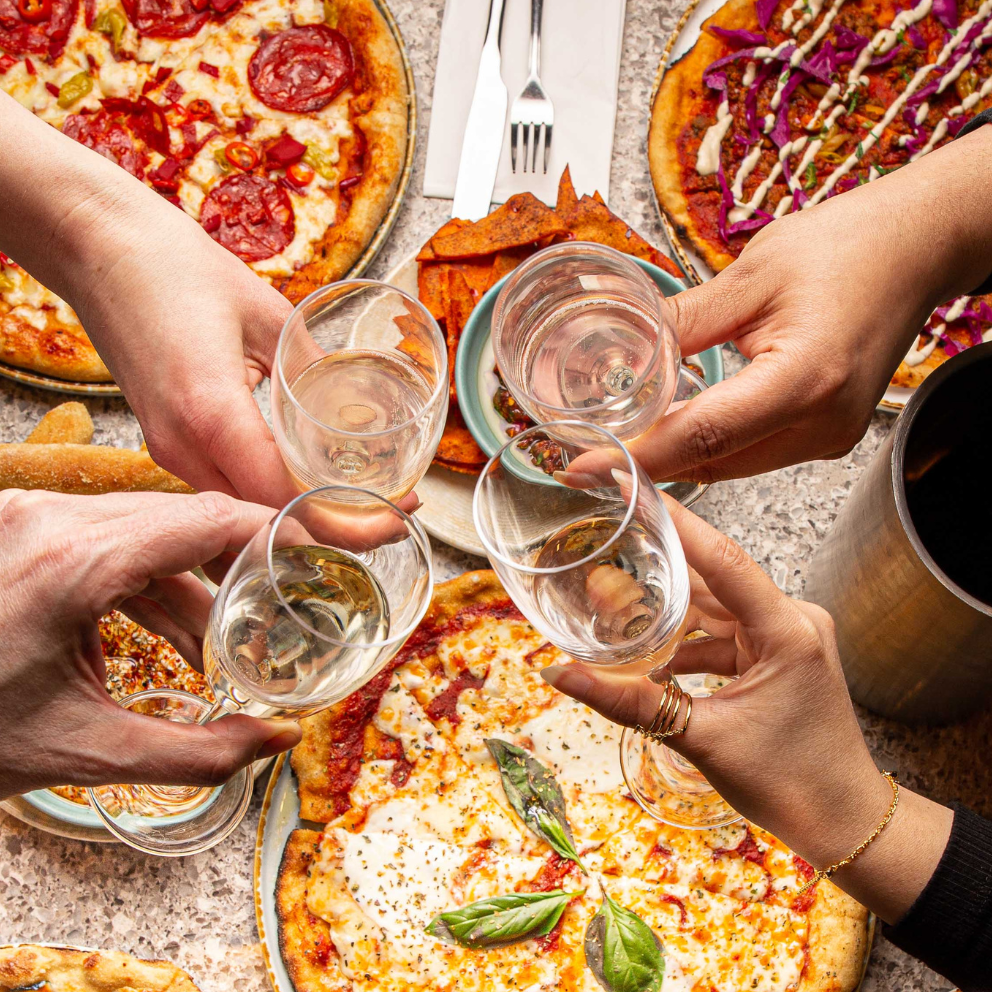 Gallio Mediterranean Restaurant Bottomless Brunch Weekend Pizza Prosecco