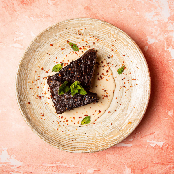Gallio Mediterranean Restaurant London Chocolate Brownie Gluten-free Vegan Dessert