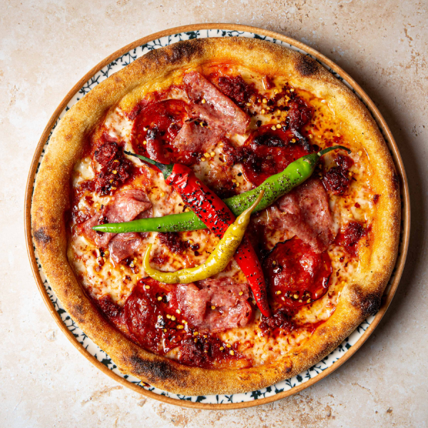 Gallio Mediterranean Restaurant London Spicy Nduja Pizza
