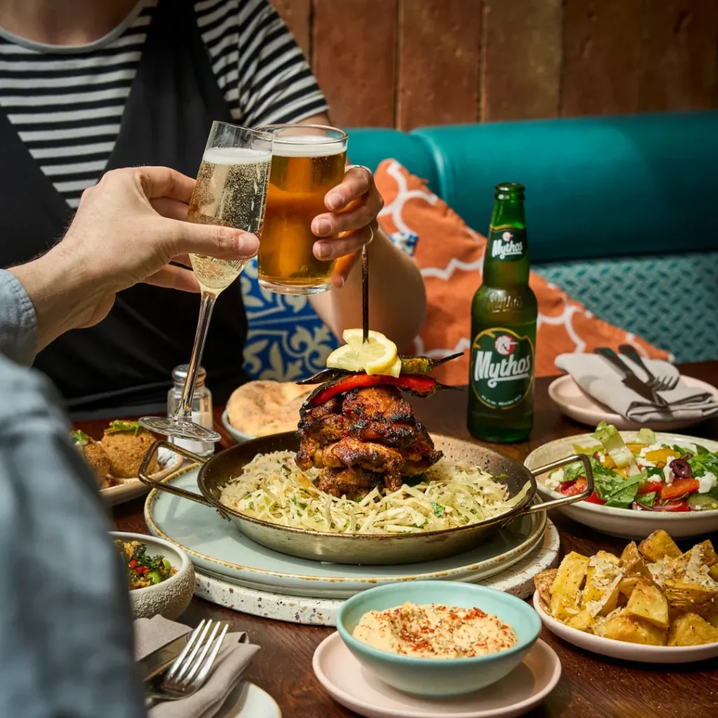 Shawarma Chicken Bottomless Mezze London Canary Wharf Bottomless Dinner