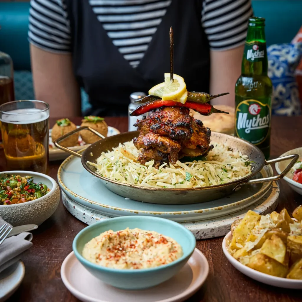 Shawarma Chicken Bottomless Mezze London Canary Wharf Bottomless Dinner