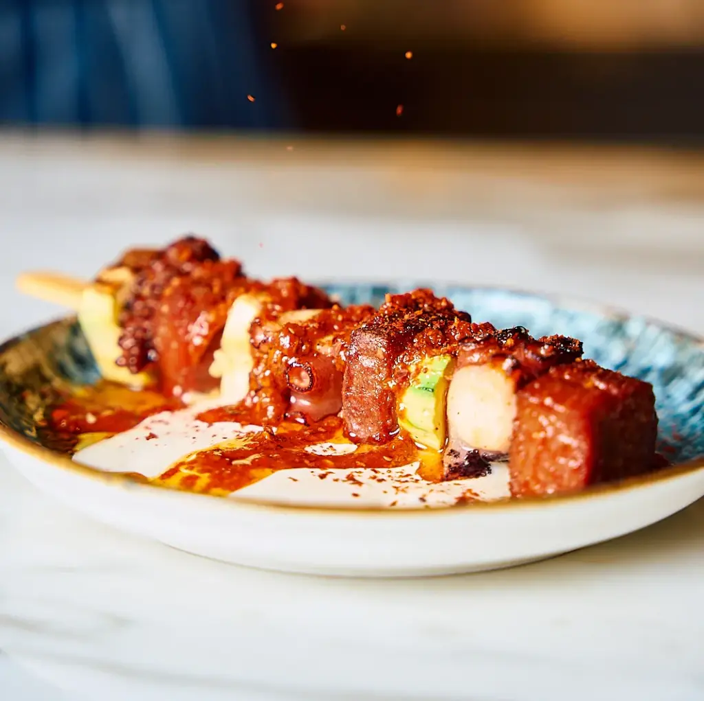 Octopus & Sujuk Skewer