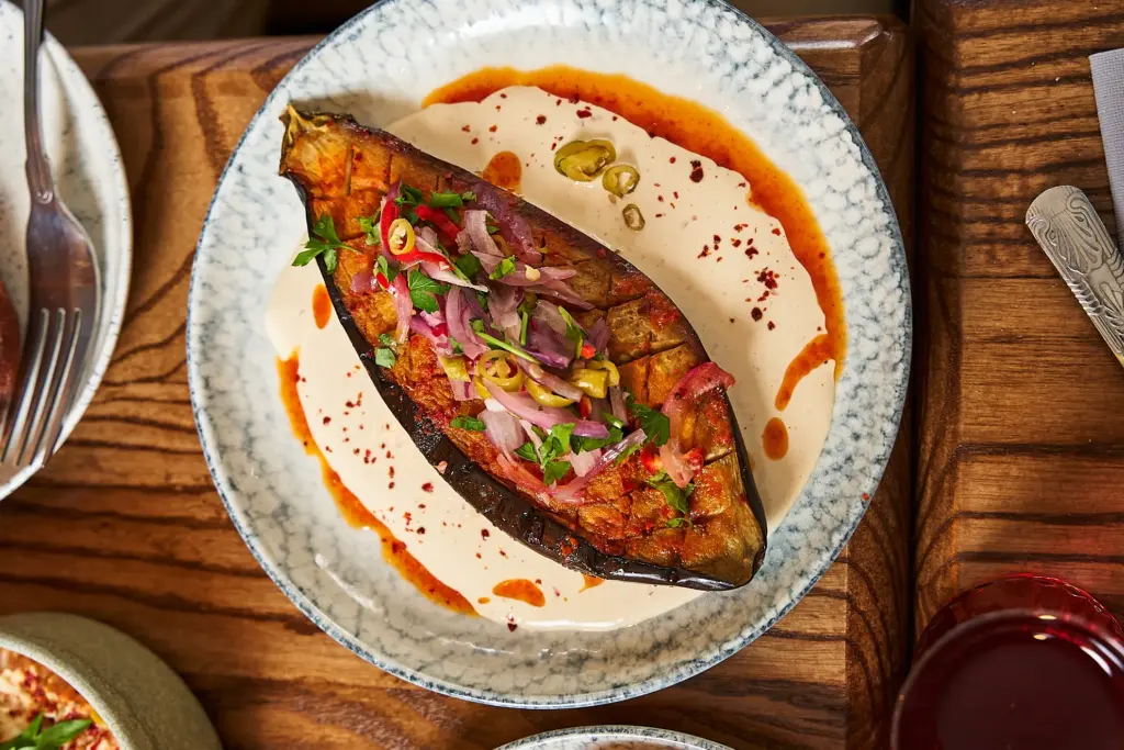 Baked Aubergine Mediterranean Restaurant