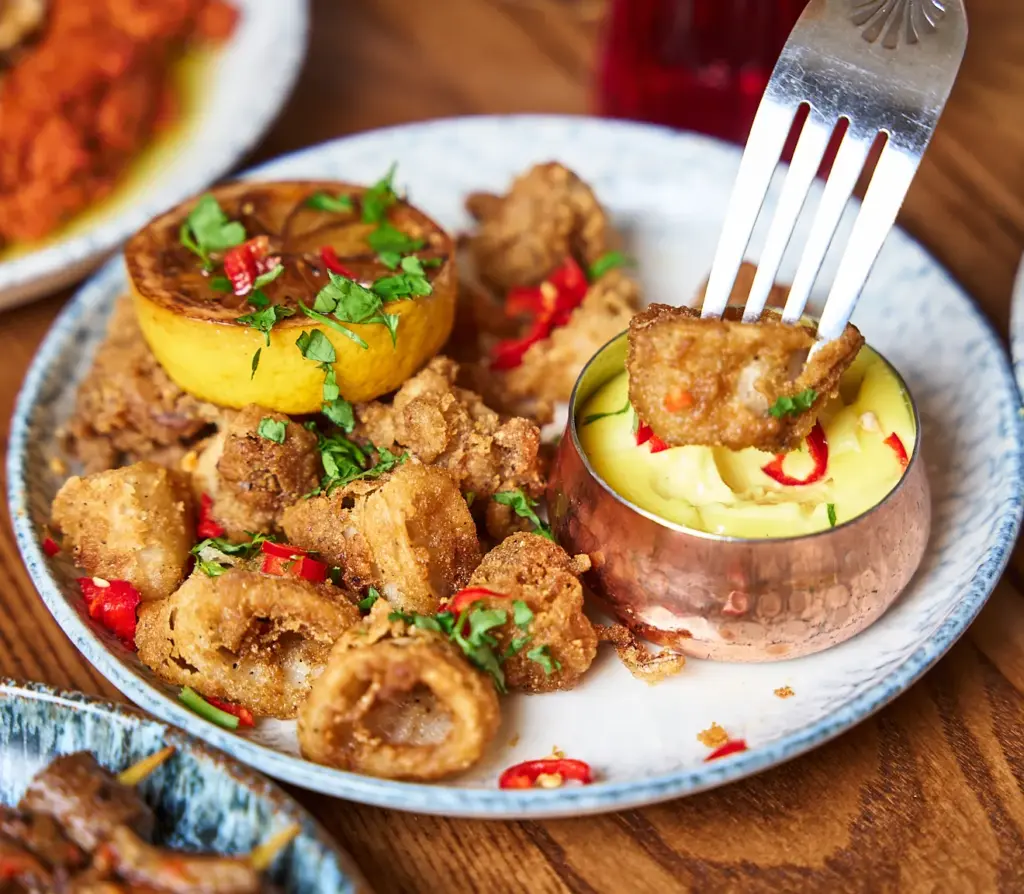 Calamari at Gallio Charlotte Street London Restaurant