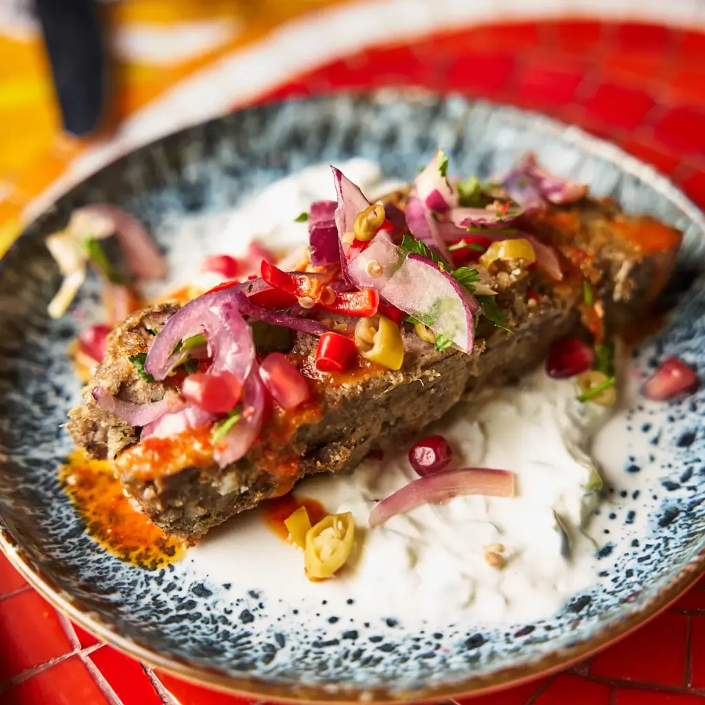 Lamb Kofte at Gallio Mediterranean Restaurant Fitzrovia