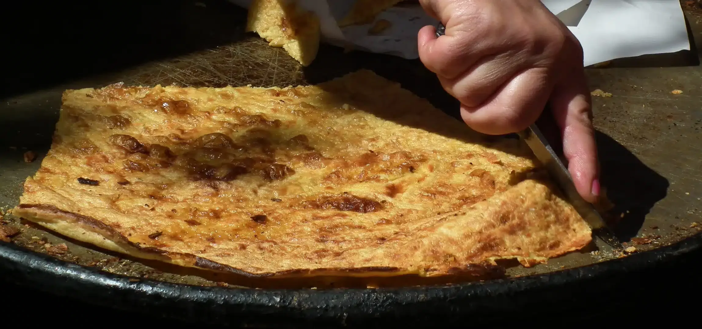 Socca Chickpea Flatbread Recipe Gallio Mediterranean Restaurant